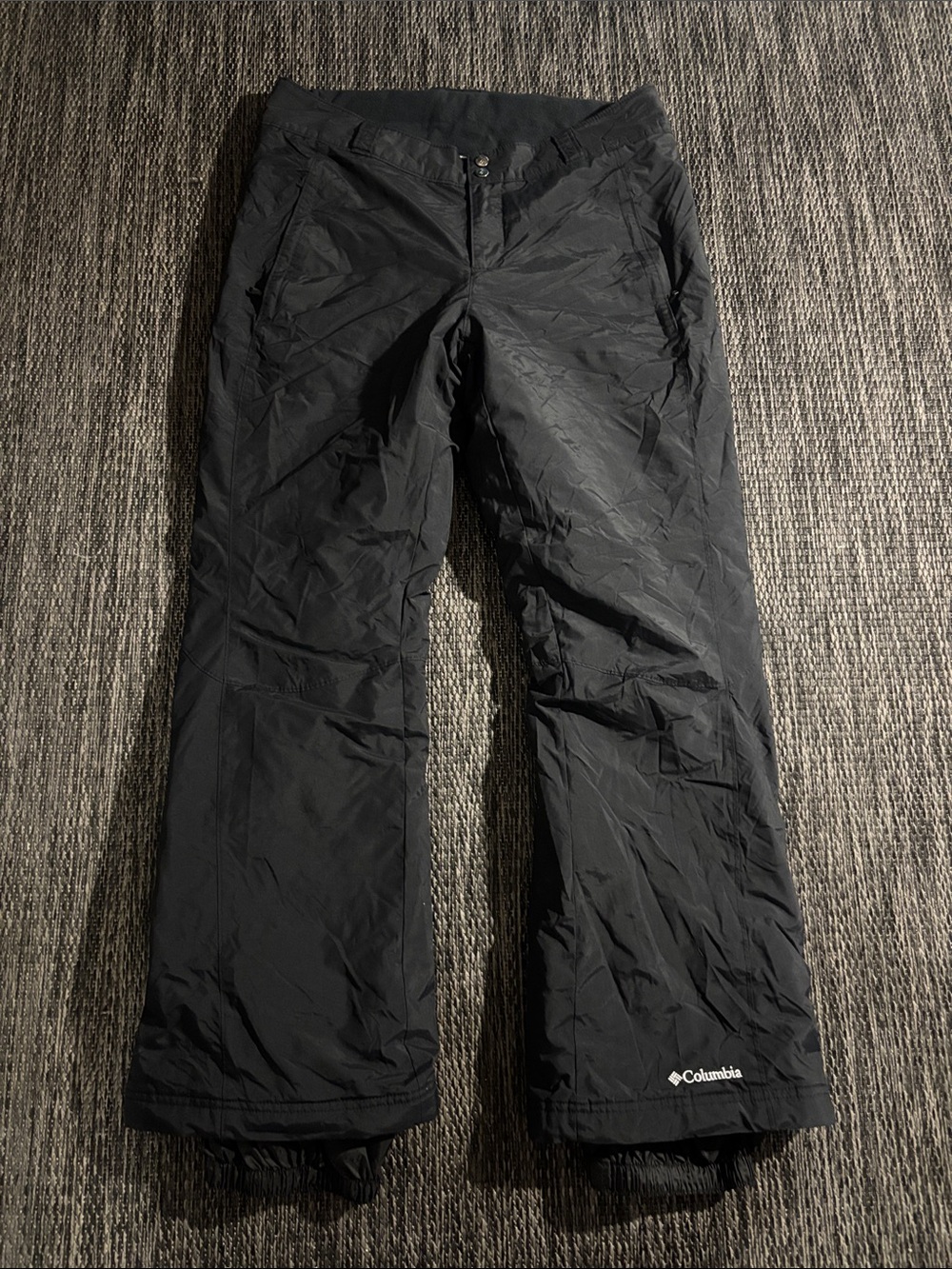 Columbia Omni-Tech Waterproof Breathable Snow Ski Pants Men's Black Size Large